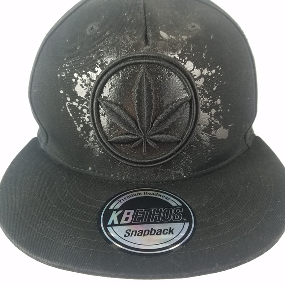 KBETHOS 420 Snapback Hat Cap Black - Picture 1 of 8
